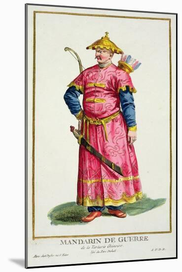 Mandarin Warlord from Receuil Des Estampes, Published 1780-Pierre Duflos-Mounted Giclee Print