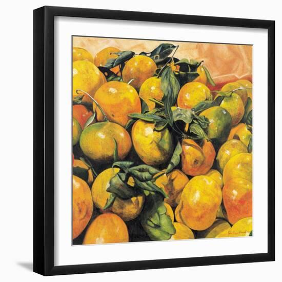 Mandarins, 2004-Pedro Diego Alvarado-Framed Giclee Print