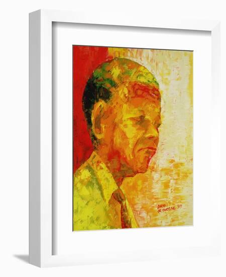 Mandela, 1993-Bayo Iribhogbe-Framed Giclee Print