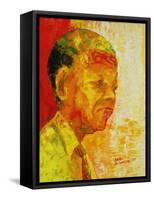 Mandela, 1993-Bayo Iribhogbe-Framed Stretched Canvas