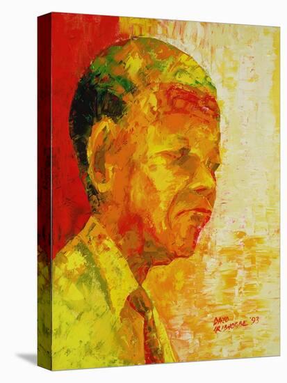 Mandela, 1993-Bayo Iribhogbe-Stretched Canvas