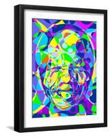 Mandela-Cristian Mielu-Framed Art Print