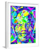 Mandela-Cristian Mielu-Framed Art Print