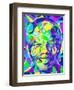 Mandela-Cristian Mielu-Framed Art Print