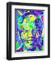 Mandela-Cristian Mielu-Framed Art Print