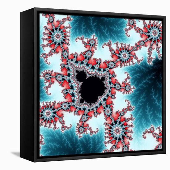 Mandelbrot Fractal-Laguna Design-Framed Stretched Canvas