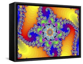 Mandelbrot Fractal-Friedrich Saurer-Framed Stretched Canvas