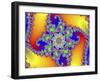 Mandelbrot Fractal-Friedrich Saurer-Framed Premium Photographic Print