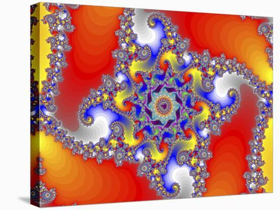 Mandelbrot Fractal-Friedrich Saurer-Stretched Canvas