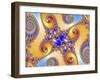 Mandelbrot Fractal-Friedrich Saurer-Framed Premium Photographic Print