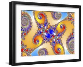 Mandelbrot Fractal-Friedrich Saurer-Framed Premium Photographic Print