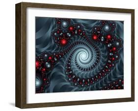 Mandelbrot Fractal-Laguna Design-Framed Photographic Print