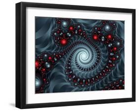 Mandelbrot Fractal-Laguna Design-Framed Photographic Print