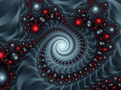 Spiral Fractal' Photographic Print - Laguna Design