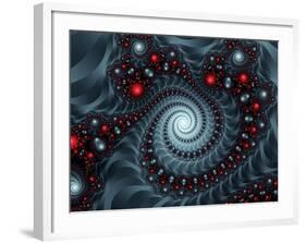 Mandelbrot Fractal-Laguna Design-Framed Photographic Print