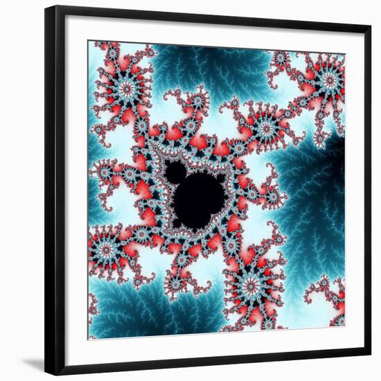 Mandelbrot Fractal-Laguna Design-Framed Photographic Print