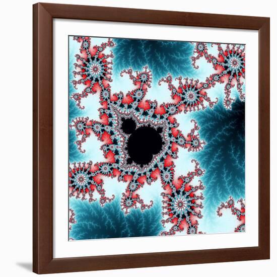 Mandelbrot Fractal-Laguna Design-Framed Photographic Print