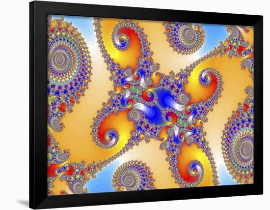 Mandelbrot Fractal-Friedrich Saurer-Framed Photographic Print