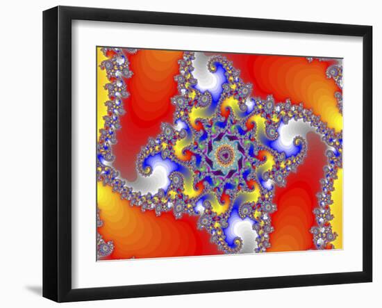 Mandelbrot Fractal-Friedrich Saurer-Framed Photographic Print