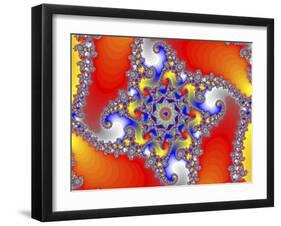 Mandelbrot Fractal-Friedrich Saurer-Framed Photographic Print