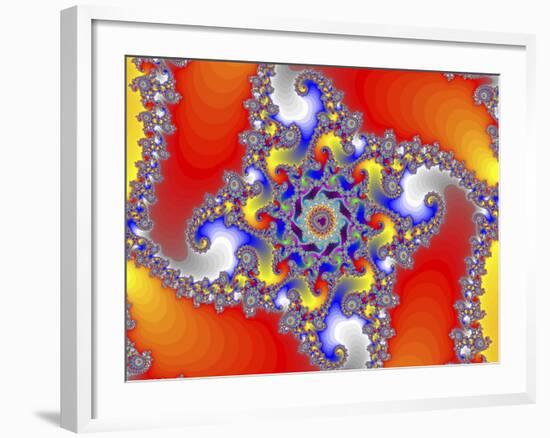 Mandelbrot Fractal-Friedrich Saurer-Framed Photographic Print