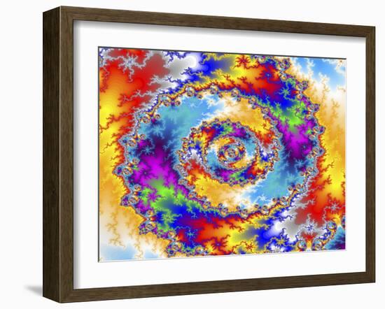 Mandelbrot Fractal-Friedrich Saurer-Framed Photographic Print