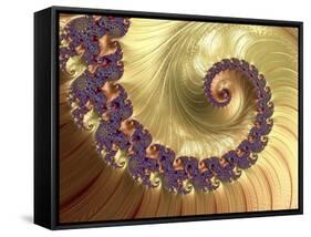 Mandelbrot Fractal-null-Framed Stretched Canvas