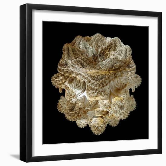 Mandelbulb Fractal-Laguna Design-Framed Premium Photographic Print