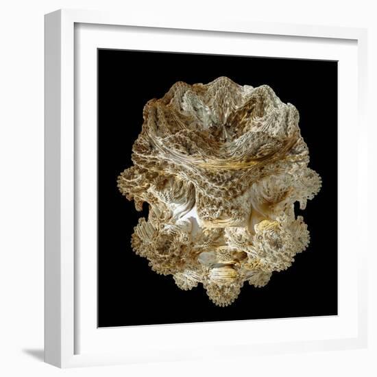 Mandelbulb Fractal-Laguna Design-Framed Premium Photographic Print