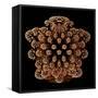 Mandelbulb Fractal-Laguna Design-Framed Stretched Canvas