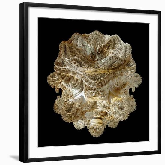 Mandelbulb Fractal-Laguna Design-Framed Photographic Print