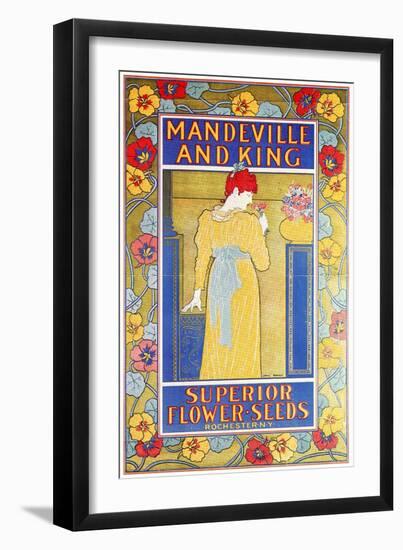 Mandeville & King Superior Flower Seeds-Louis John Rhead-Framed Art Print
