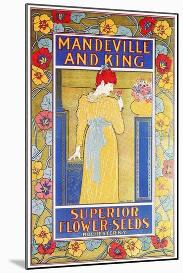 Mandeville & King Superior Flower Seeds-Louis John Rhead-Mounted Art Print