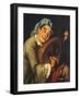 Mandola Player-Gaspare Traversi-Framed Giclee Print