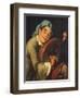 Mandola Player-Gaspare Traversi-Framed Giclee Print