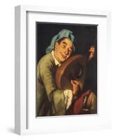 Mandola Player-Gaspare Traversi-Framed Giclee Print