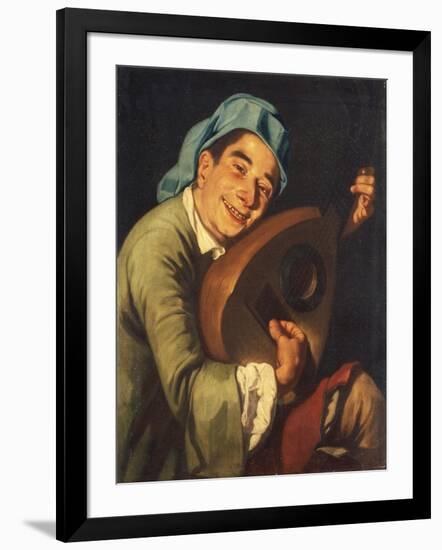 Mandola Player-Gaspare Traversi-Framed Giclee Print