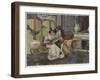 Mandolin Lesson-null-Framed Giclee Print