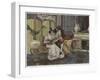 Mandolin Lesson-null-Framed Giclee Print