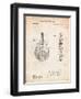 Mandolin Pick Guard Patent-Cole Borders-Framed Art Print