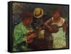 Mandolinata (Mandolin Sonata)-Edgardo Curcio-Framed Stretched Canvas