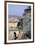 Mandorla Gate and Buildings of the Town, Perugia, Umbria, Italy, Europe-Sheila Terry-Framed Photographic Print