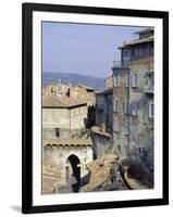 Mandorla Gate and Buildings of the Town, Perugia, Umbria, Italy, Europe-Sheila Terry-Framed Photographic Print