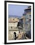 Mandorla Gate and Buildings of the Town, Perugia, Umbria, Italy, Europe-Sheila Terry-Framed Photographic Print