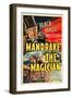 MANDRAKE THE MAGICIAN, Warren Hull, Movie Poster, 1939-null-Framed Art Print