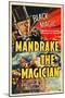 MANDRAKE THE MAGICIAN, Warren Hull, Movie Poster, 1939-null-Mounted Art Print