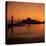 Mandraki Harbour at Sunrise, Rhodes Town, Rhodes Island, Dodecanese Islands, Greek Islands, Greece-Stuart Black-Stretched Canvas