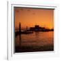 Mandraki Harbour at Sunrise, Rhodes Town, Rhodes Island, Dodecanese Islands, Greek Islands, Greece-Stuart Black-Framed Photographic Print