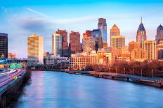 Dallas Skyline at Sunset-mandritoiu-Photographic Print