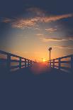 Binzer Seebrücke at sunrise-Mandy Stegen-Photographic Print